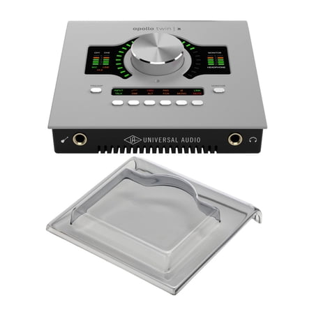 Universal Audio Apollo Twin x Quad Gen 2 Essentials+ Audio Recording Interface with Clear Cover Bundle