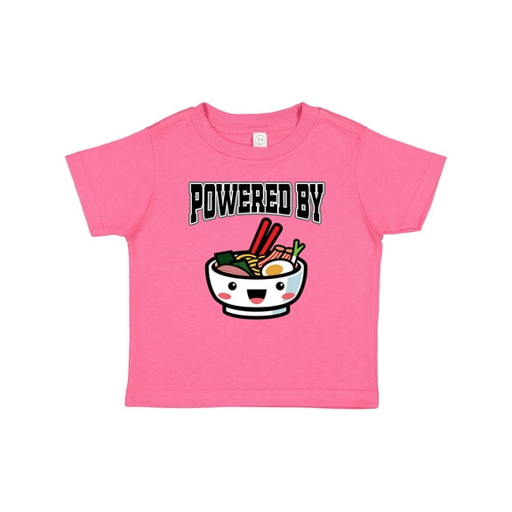 Inktastic Powered by Ramen Cute Noodles Boys or Girls Baby T-Shirt