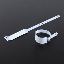 100PCS Disposable Patient ID Wristbands - Medical Identification Bracelets for Adults and Elderly in Hospitals