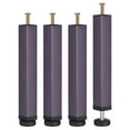thumbnail image 1 of Unique Bargains 4 Pack Adjustable Height Bed Frame Support Legs(220mm-255mm/8.7'-10'), Gray, 1 of 5