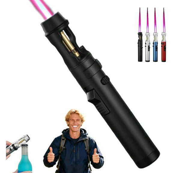 Blazara Plasma Electric Lighter, Lightsaber Plasma Lighter, Lux Blaze Lighters, Outdoor Windproof Straight Flamelighter for Campfires Kitchen
