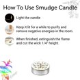 thumbnail image 2 of Soul Sticks 12 Pack 7 Chakra with White Sage Smudge Tealight Candles or Cleansing House, Meditation, Chakra Healing | Made with Crystals and Herbs, 2 of 3