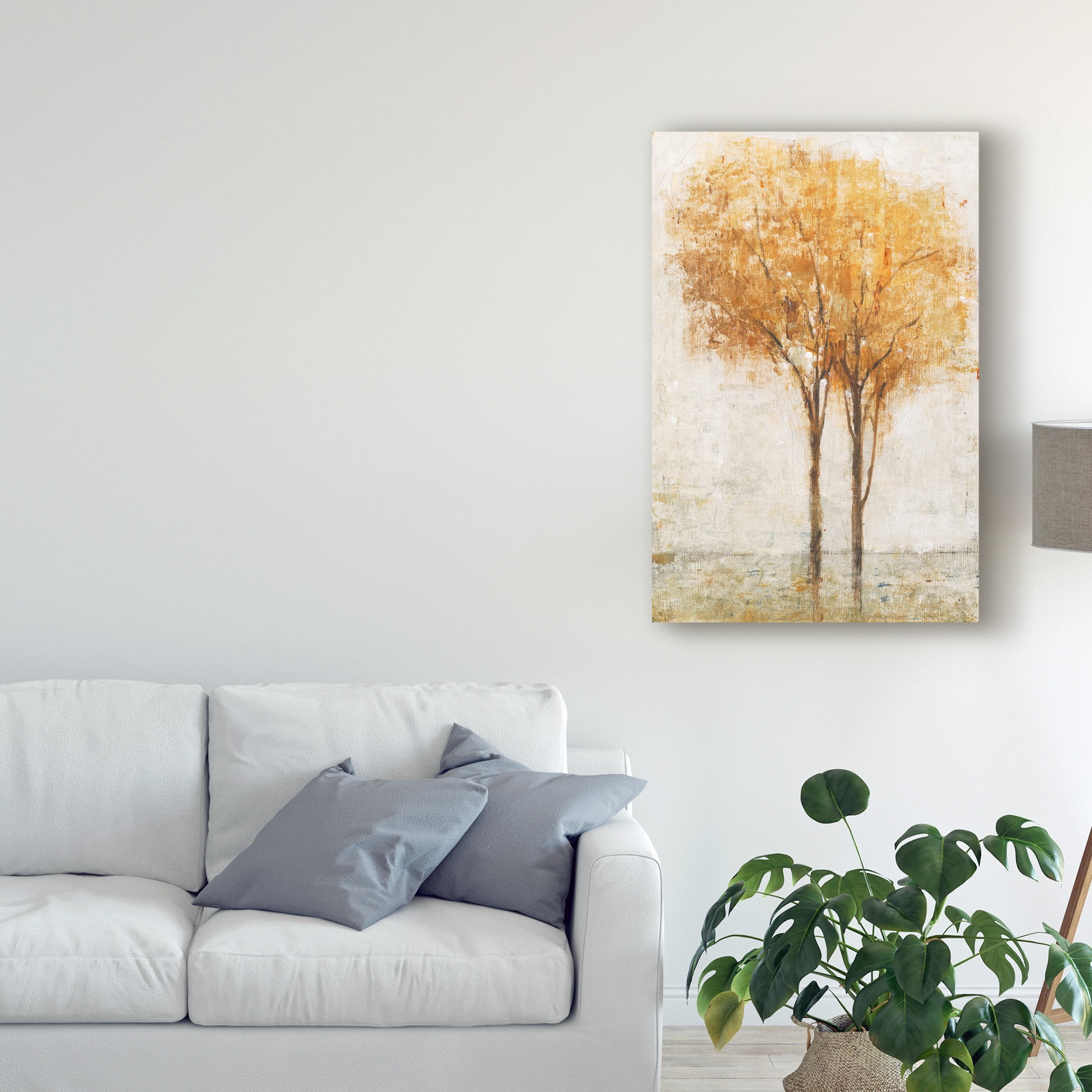 Trademark Fine Art 'Falling Leaves II' Canvas Art by Tim OToole