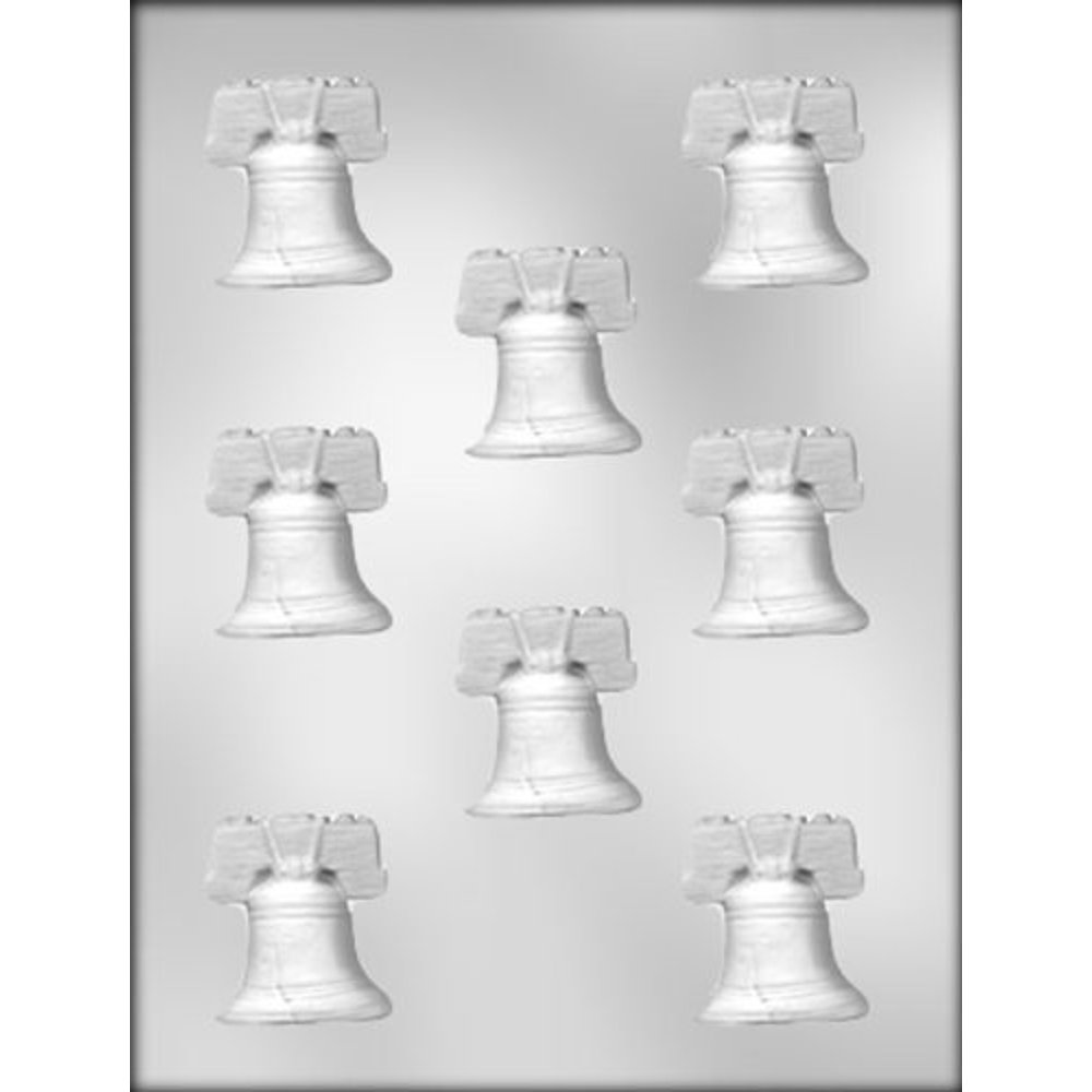 13/4Inch Liberty Bell Chocolate Mold, Each piece is 13/4inch by 13