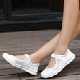 thumbnail image 5 of Women's Extra Wide Diabetic Edema Shoes with Fully Adjustable Closures Easy On/Off Casual Walking Sneakers Lightweight Breathable Flat Mary Jane Shoes Air Cushion for Elderly Swollen Feet Outdoor, 5 of 8
