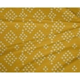 thumbnail image 4 of oneOone Polyester Lycra Gamboge Yellow Fabric Geometric Bandhani Sewing Craft Projects Fabric Prints By Yard 56 Inch Wide, 4 of 4
