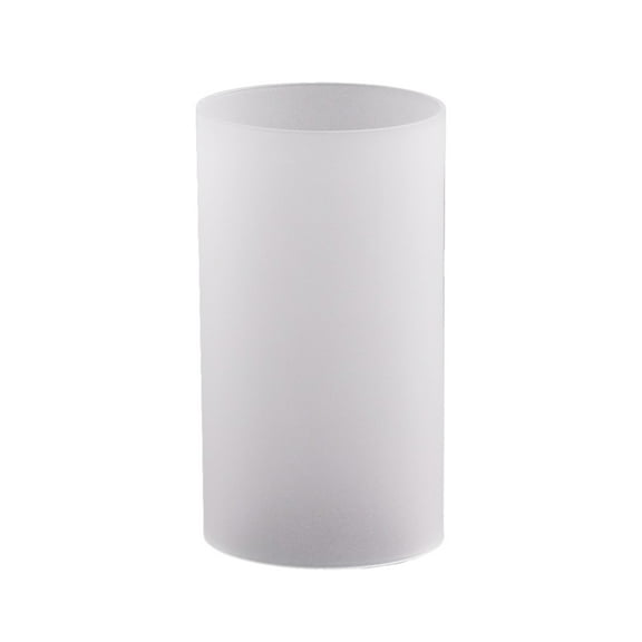 WGV Frosted Hurricane Candle Shade Chimney Tube - 5" Wide x 10" Height, Good quality, Heavy Weighted Base - 1 Pc