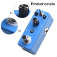 thumbnail image 2 of Mosiee pour Compresseur de Guitare Rowin Pédale de Compression Comp Effet Pédales True Bypass, 2 of 9