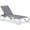 Light Grey, variant on PURPLE LEAF Patio Chaise Lounge Chair Outside Aluminum Plastic Stackable Tanning Outdoor Lounger for Pool Sunbathing Beach Deck Outside, Light Grey