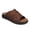 Dark Tan, variant on Mens Seville Open Toe Slide Sandal
