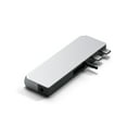 thumbnail image 6 of Satechi 6-In-1 Dual USB Type-C Pro Hub Mini for Select Apple MacBook Pro & MacBook Air, Silver, 6 of 9