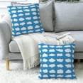 thumbnail image 4 of Cloud Throw Pillow Cover Case Cloud Icons Throw Pillows Set of 2 Super Soft Pillow Covers 18x18 Inches Farmhouse Home Decor for Living Room Bedroom Sofa Couch Cushion Cover, 4 of 6