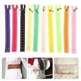 thumbnail image 4 of Sewing Lace Zippers 20CM(7.9inch) Novelty 10pcs End Zipper DIY Nylon Coil Flower Zipper for DIY Sewing Dress Tailor Craft Bed Bag Random Color, 4 of 9