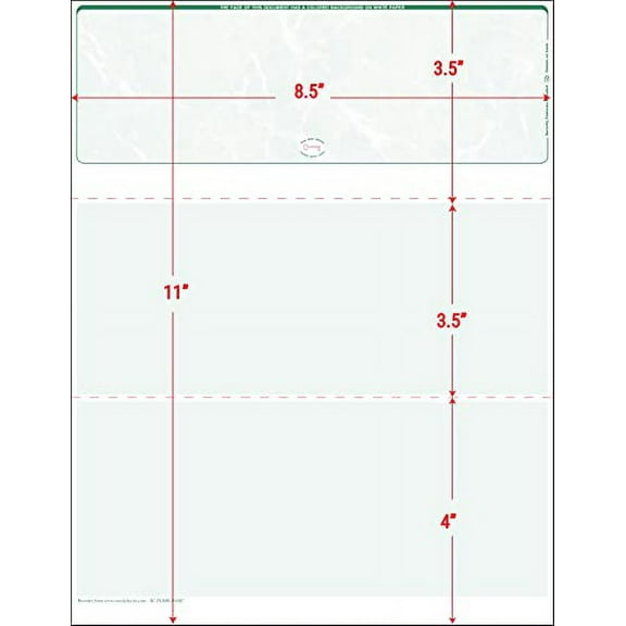 2000 Green- Marble Laser Check Stock, (Top Position) Blank Laser Checks, Top Laser Check, Bank Checks, Business Checks, or Personal Checks