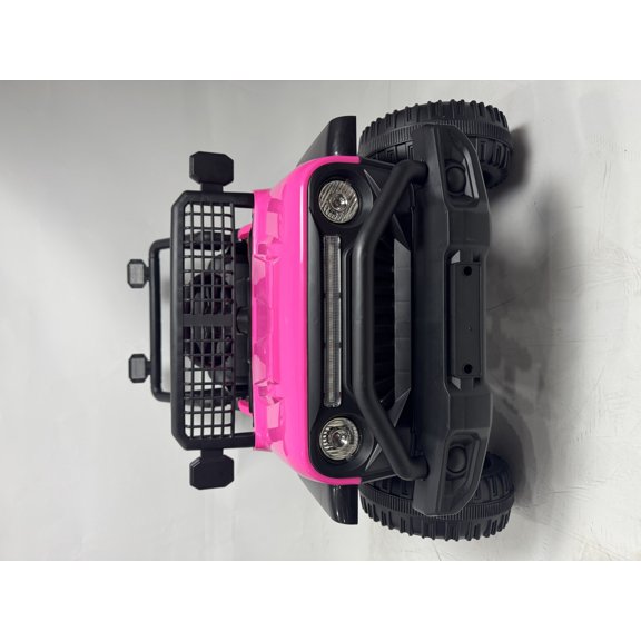 Xuanlur 12V Kids Ride on Car with Remote Control, Ride on Toys w/ Dual Drive, Four-Wheel Suspension, Bluetooth Music, LED Lights, USB, Shock Absorption, Toys Car for Kids Aged, Wine red