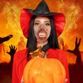 thumbnail image 4 of Máscara de Halloween Terror Scary Cosplay Disfraz Tamaño promedio para adultos Wmkox8yii shdjk1545, 4 of 9