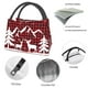 thumbnail image 4 of Fotbe Christmas Buffalo Plaid Bolsa Térmica Portátil con Estampado, Bolsa de Entrega de Alimentos Aislada, Bolsa Reutilizable de Gran Capacidad para Comidas y Supermercado, 4 of 6
