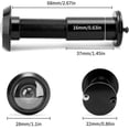 thumbnail image 2 of unique Peephole Front Door Viewer with Privacy Cover, One-Way 200 Degrees,5/8 inch, 2 of 5