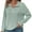 Green, variant on Gnshining Striped Sweatshirts for Women Half Zip Long Sleeve Collared Tunic Pullovers Fall Fashion Loose Tops