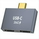 thumbnail image 4 of Adaptador Conversor Divisor Tipo C Macho A Doble Tipo C Hembra para Cargador USB C, Banco de Energía y Portátil., 4 of 5