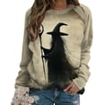 thumbnail image 5 of Xdegoge Halloween Long Sleeve Shirts Women Plus Size Sanderson Sisters Graphic Raglan Long Sleeve Sweatshirt Oversized Crewneck T-Shirt Party Vintage Festival Tops 2025 Season Funny Gifts, 5 of 5