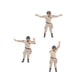 thumbnail image 2 of Figuras de Diorama a escala 1/64, 3 piezas, personajes, pilotos, Hobby, escena en miniatura pintada a mano para decoración de casa de muñecas, modelos, 2 of 9
