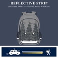 thumbnail image 5 of FORMRS Unisex School Backpack 17" Student Travel Bag with Laptop Compartment, Christmas Stars, 5 of 7