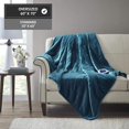 thumbnail image 2 of Beautyrest Couverture Électrique Réversible Microlight à Sherpa, Arrêt Automatique, Pratiquement Zéro EMF, Réglage Multi-Chaleur, Certifiée UL, Lavable en Machine, Jeté Surdimensionné Turquoise (60 Po X 70 Po), 2 of 2
