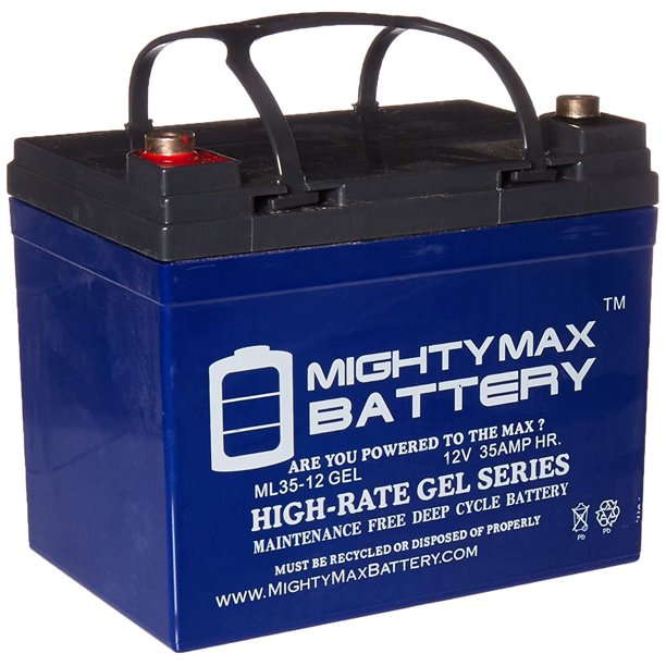 ML3512 Gel 12 Volt 35AH Rechargeable Gel Type Battery Mighty Max
