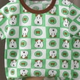thumbnail image 4 of TOWED22 Infant Baby Boy Outfits 2pcs Short Sleeve T-Shirt Tee Pattern Casual Pocket Shorts Toddler Clothes(Green,6-12 M), 4 of 4