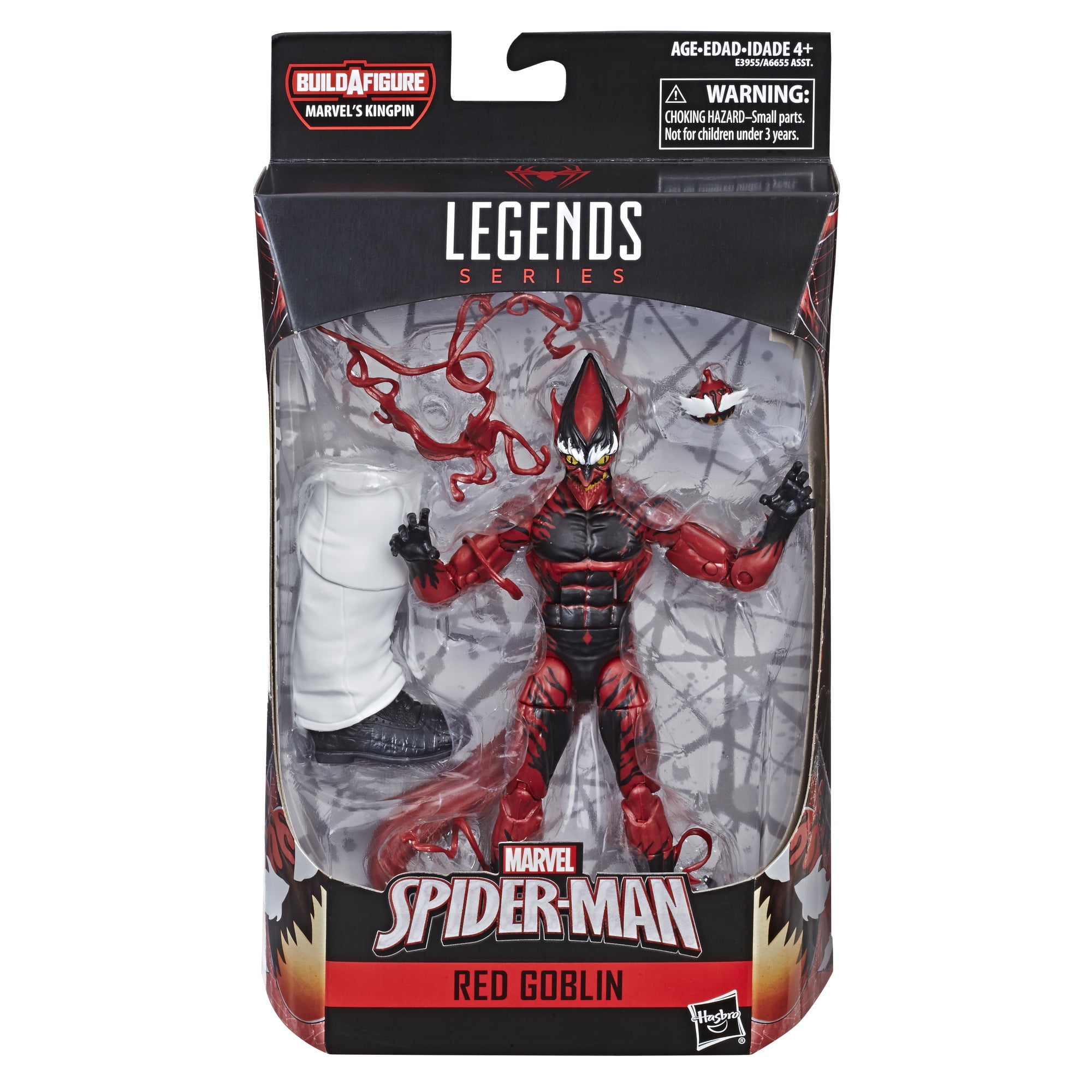 Spider Man Legends Series 6 inch Red Goblin Ages 4 and Up