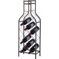 thumbnail image 3 of KB Designs KB Designs-12 Freestanding Floor Metal Wine Rack Bottle Holder Stand, Pewter, 3 of 4