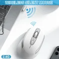 thumbnail image 4 of Ergonomic Wireless 2.4G Computer Mouse, Silent, 3 Adjustable Dpi, 4 of 6