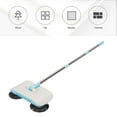 thumbnail image 4 of 2 in 1 Handheld Floor Sweeper, Stainless Steel 180 Degree Rotating Hand Push Floor Mopping Carpet Sweeping Cleaner for Hardwood Marble Tile Ceramic Scraps Paper, 4 of 7