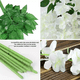 thumbnail image 3 of 27pcs Flores Artificial 1.1m Decoración Fiesta Boda Xtellar blanco, 3 of 3