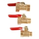 thumbnail image 5 of 1/2 Válvu de Bo A Rosca Grifo de Purga tón 20mm-roja MF 20mm rojo Sunnimix Válvula de bola de agua, 5 of 7