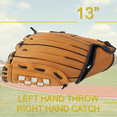 thumbnail image 5 of Left Handed Baseball Glove for Adult, Left Hand Throw Baseball Glove for Men & Women. Brown, 13in, 5 of 7
