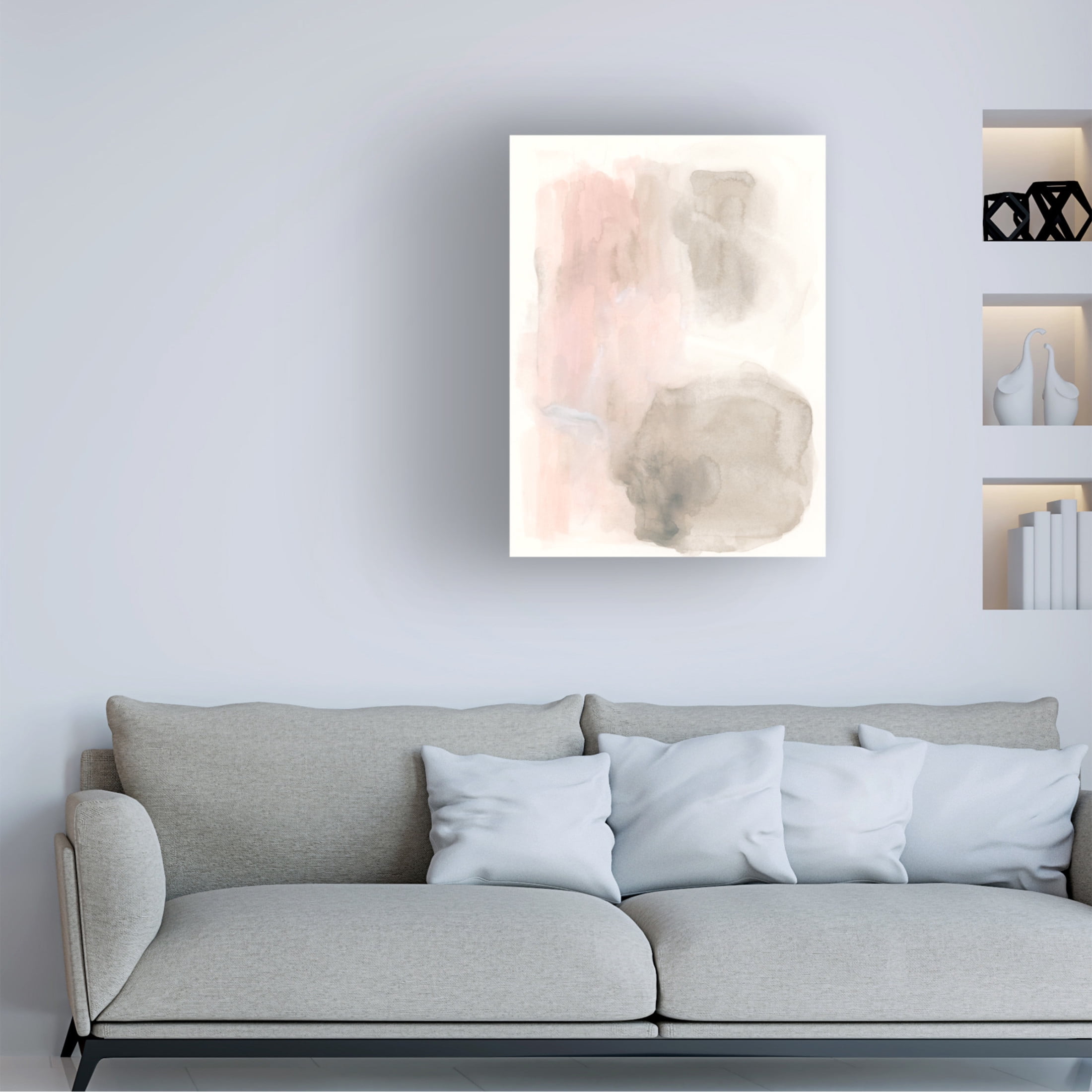 Trademark Fine Art June Erica Vess  Rose Stalagmite II Canvas Wall Art
