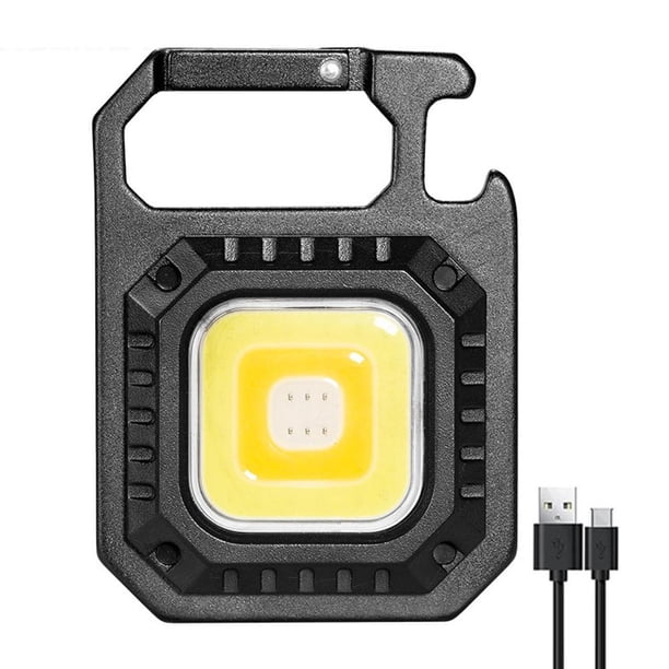 Trabajo COB LED Mini Llaveros Linterna 500lm Lámpara de bolsillo impermeable (A) Hugtrwg Para estrenar