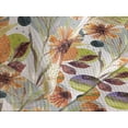 thumbnail image 3 of Ambesonne Retro Quilted Coverlet 3 Pcs, Daisy Flowers Leaves Print, King Size, Green Orange and Grey Teal, 3 of 4