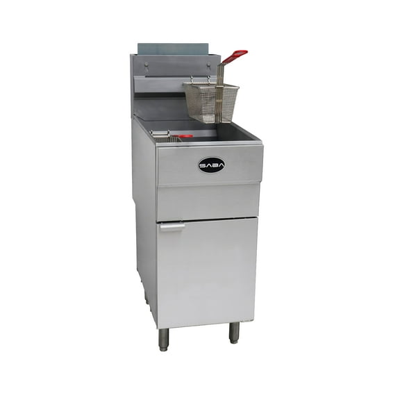 Heavy Duty Stainless Steel Commercial 30" Natural Gas Fryer
