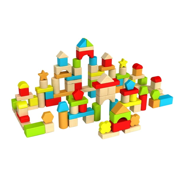 Timber Blocks 100 Piece Wooden Block Set