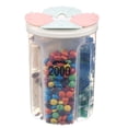 thumbnail image 1 of Kitchen Cereal Cans, Leak-proof Sealing Lids Rotating Cereal Dispenser with Removable Partition, Food Grade Material, Clear Containers for Cornflakes, Double Sealing, Large, 1 of 4