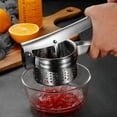 thumbnail image 1 of Homelife Stainless Steel Vegetable Water Squeezer Fruit Squeezing Tool Large Capacity Potato Ricer Press Multipurpose Juicer for Zucchini Cucumbers Kitchen Gadget, 1 of 13