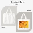thumbnail image 2 of Salouo Bees on Hive Honeycomb for Plush Underarm Bag,Soft Tote Bag Ladies Fluffy Shoulder Bag Women Furry Tote Bag Plush Handbag for Autumn and Winter, 2 of 7