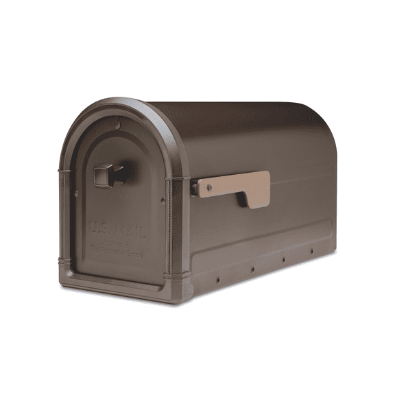 Architectural Mailboxes Roxbury Post Mount Mailbox, Rubbed Bronze, Large