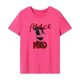 thumbnail image 1 of Camiseta de mujer ropa de verano camiseta transpirable con cuello redondo para regalo de oficina para mujer Rosa Rosa, 1 of 7