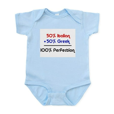 

CafePress - Half Italian Half Greek Infant Creeper - Baby Light Bodysuit Size Newborn - 24 Months