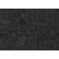 thumbnail image 1 of Ahgly Company Machine Washable Indoor Rectangle Transitional Midnight Gray Area Rugs, 2' x 5', 1 of 7
