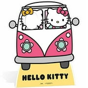 Angle View: Star Cutouts Ltd Star Cut-outs SC818 Hello Kitty Stand-In Camper Van Cardboard Cut Out